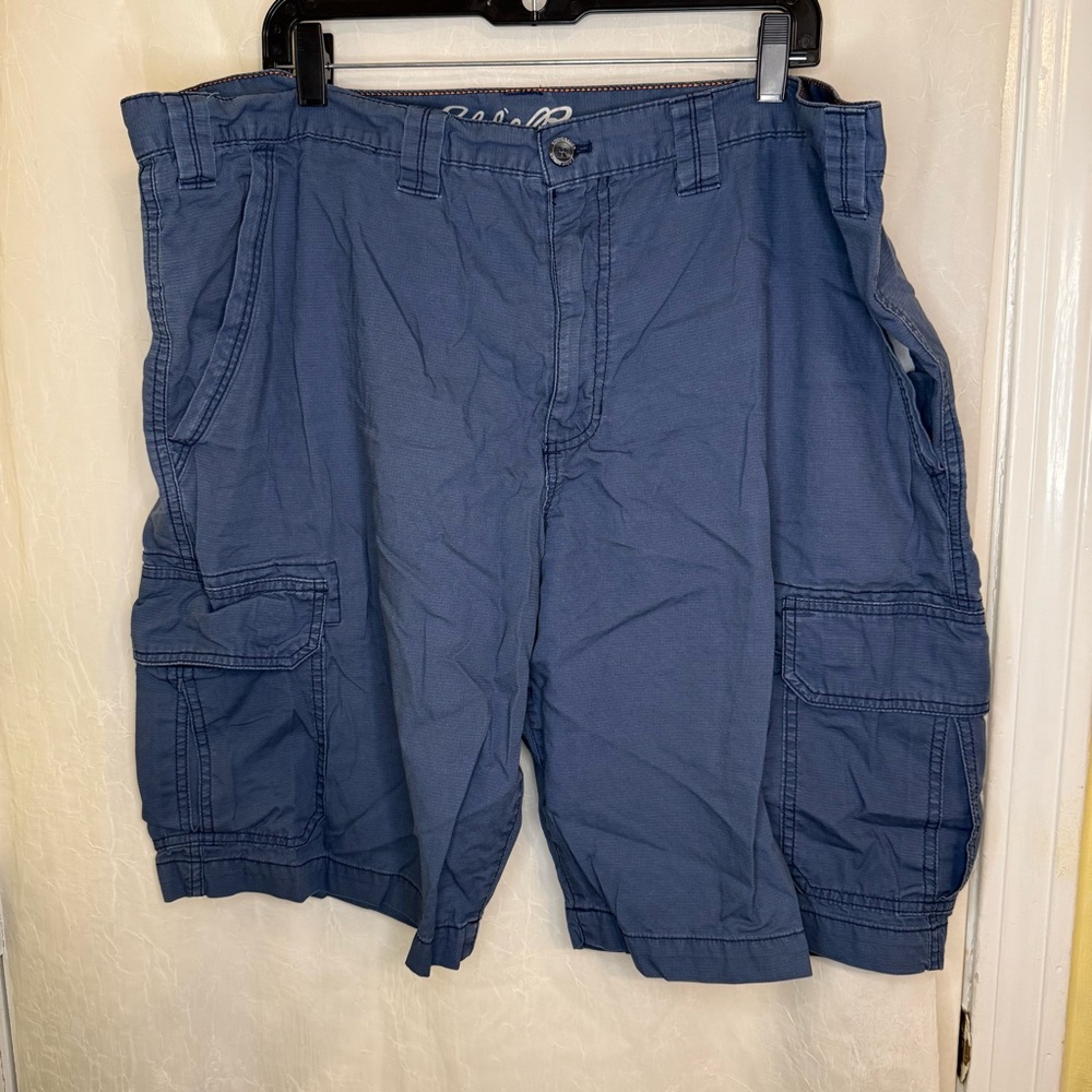 Eddie Bauer Blue Ripstop Cargo Shorts